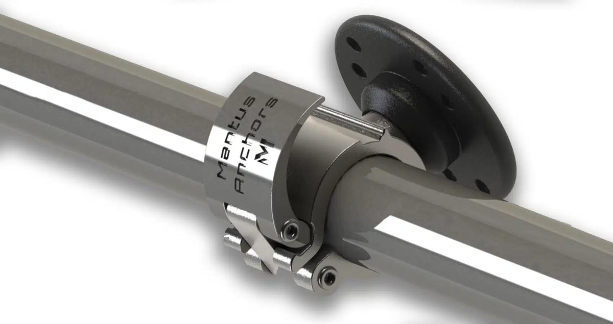 Mantus stainless steel rail clamp