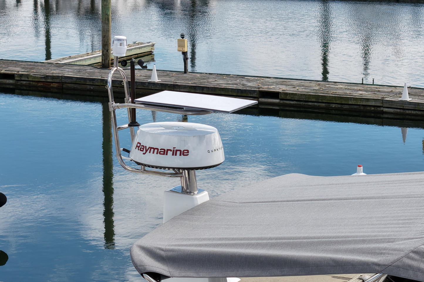 Beneteau Swift Trawler Radar Mount